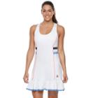 Women's Fila Sport&reg; Pleated Hem Tennis Dress, Size: Xl, White