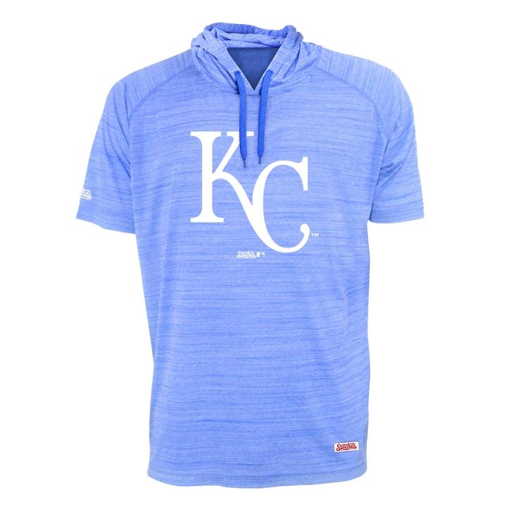 Men's Stitches Kansas City Royals Hooded Tee, Size: Medium, Royal