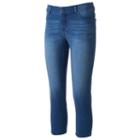 Women's Juicy Couture Flaunt It Skinny Capri Jeans, Size: 4, Blue Other
