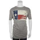 Big & Tall Helix Lone Star Flag Tee, Men's, Size: 2xb, Med Grey