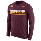 Men's Nike Minnesota Golden Gophers Legend Staff Sideline Dri-fit Long-sleeve Tee, Size: Xxl, Ovrfl Oth