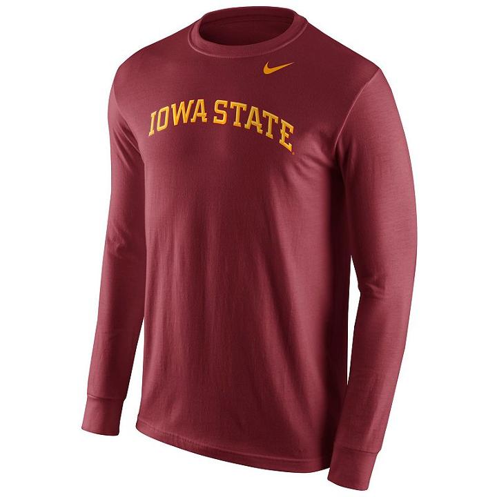 Men's Nike Iowa State Cyclones Wordmark Tee, Size: Medium, Red