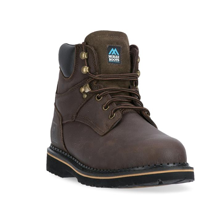 Mcrae Industrial Men's Steel-toe Work Boots, Size: 9 Wide, Dark Brown