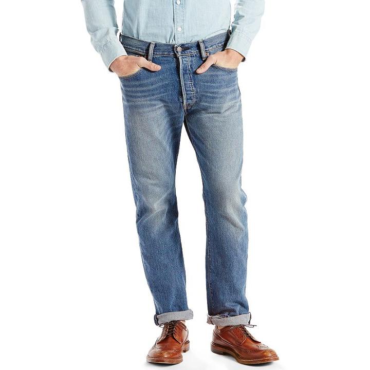 Men's Levi's&reg; 501&trade; Original Fit Jeans, Size: 32x30, Med Blue