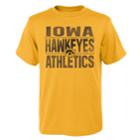 Boys' 4-18 Iowa Hawkeyes Light Streaks Tee, Size: 8-10, Gold