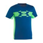 Boys 4-7 Under Armour Mesh Logo Tech Top, Size: 6, Dark Blue