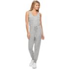 Women's Juicy Couture Drawstring Jumpsuit, Size: Large, Med Grey