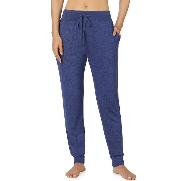 Women's Cuddl Duds Soft Knit Jogger Pants, Size: Xl, Dark Blue