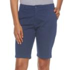 Women's Croft & Barrow&reg; Twill Bermuda Shorts, Size: 12 Avg/reg, Blue (navy)