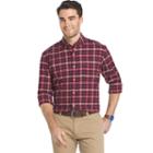 Big & Tall Izod Newport Regular-fit Plaid Oxford Button-down Shirt, Men's, Size: Xl Tall, Drk Purple