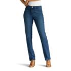 Women's Lee Classic Fit Straight Leg Jeans, Size: 14 Avg/reg, Dark Blue