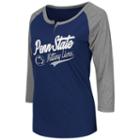 Women's Campus Heritage Penn State Nittany Lions Meridian Baseball Tee, Size: Large, Blue Other