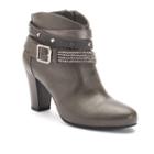 Jennifer Lopez Women's Strappy Ankle Boots, Size: 6.5, Dark Grey