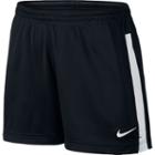 Women's Nike Dri-fit Academy Mesh Knit Soccer Shorts, Size: Xl, Grey (charcoal)