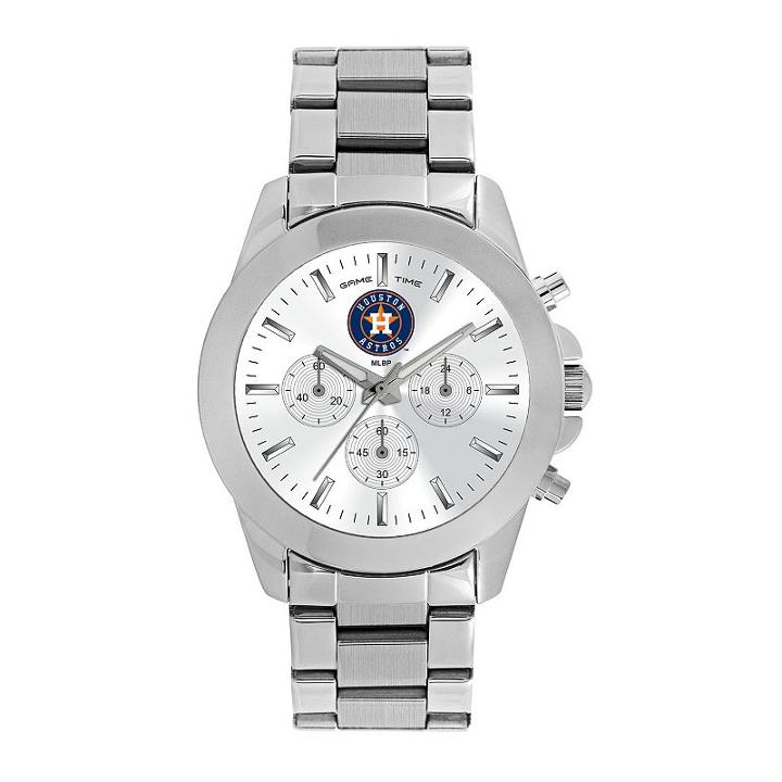Women's Game Time Houston Astros Knockout Watch, Silver