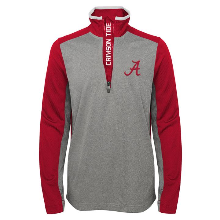 Boys 8-20 Alabama Crimson Tide Matrix Pullover, Size: M 10-12, Grey