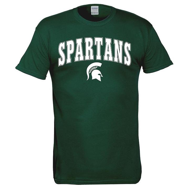 Men's Michigan State Spartans Archway Tee, Size: Xl, Dark Green
