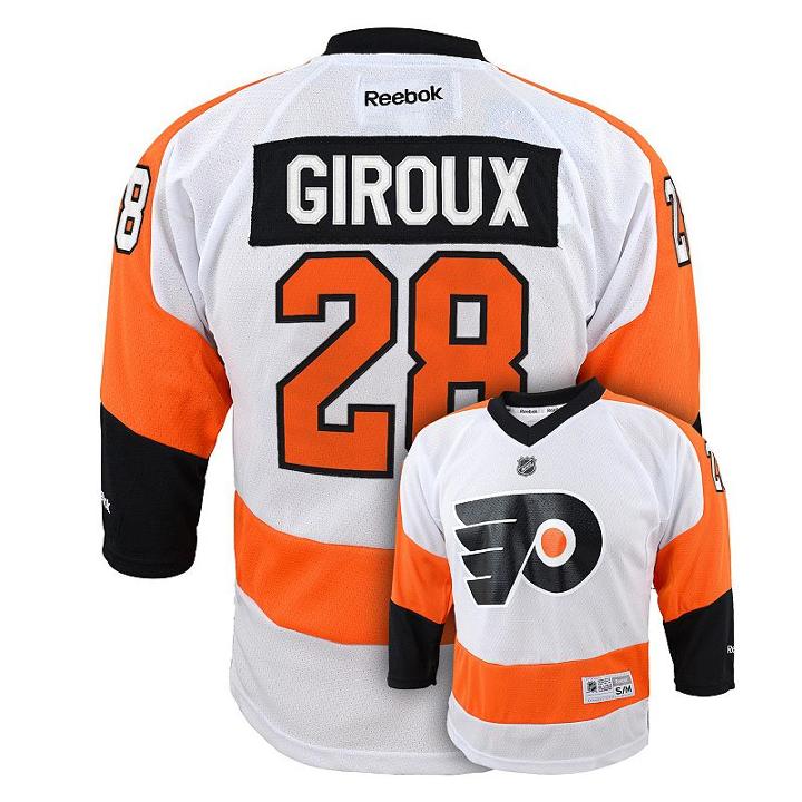 Boys 8-20 Reebok Philadelphia Flyers Claude Giroux Nhl Jersey, Boy's, Size: L-xl, White