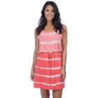 Women's Pl Movement By Pink Lotus Kizzy Tie-dye Lounge Dress, Size: Small, Lt Orange