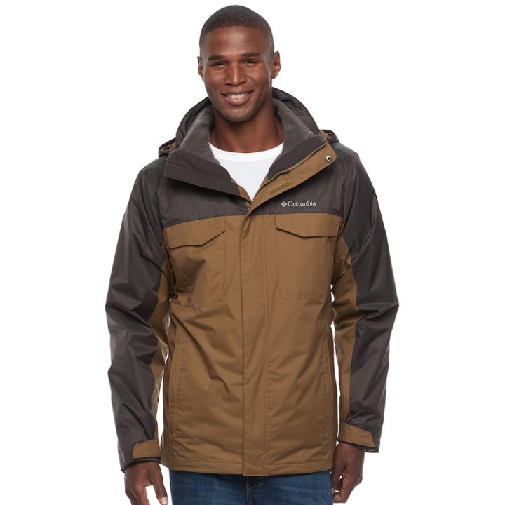 Men's Columbia Timberline 3-in-1 Jacket, Size: Xxl, Lt Brown
