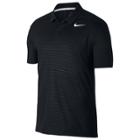 Men's Nike Essential Regular-fit Dri-fit Embossed Performance Golf Polo, Size: Large, Grey (charcoal)