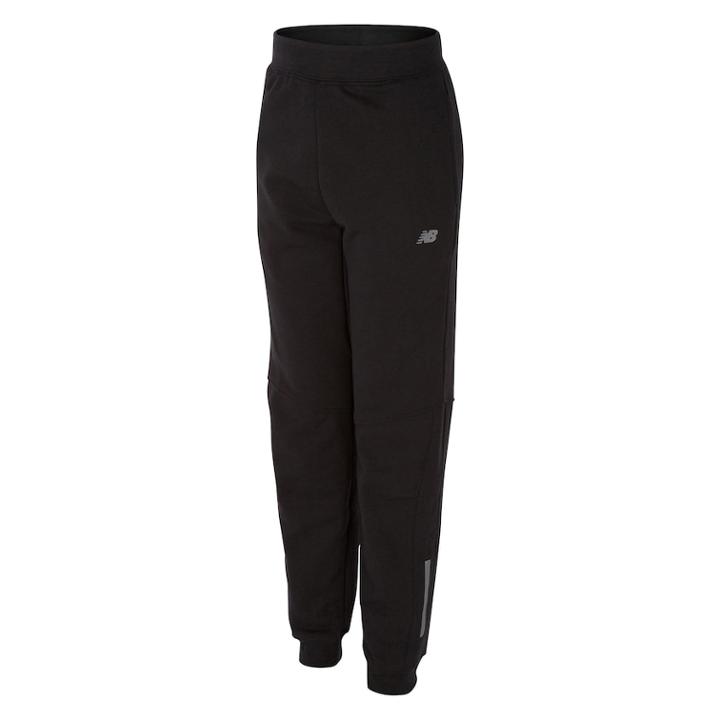 Boys 8-20 New Balance French Terry Jogger Pants, Size: Medium, Black