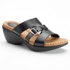 Croft & Barrow&reg; Patzi Women's Wedge Sandals, Size: 7, Black
