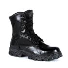 Rocky Alphaforce Men's Side-zip Waterproof Work Boots, Size: Medium (9.5), Black