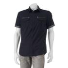 Big & Tall Rock & Republic Classic-fit Stretch Button-down Shirt, Men's, Size: L Tall, Black
