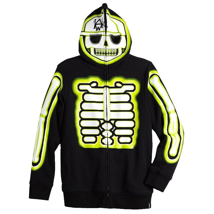 Boys 8-20 Tony Hawk&reg; X-ray Hawky Novelty Hoodie, Boy's, Size: Xl, Black