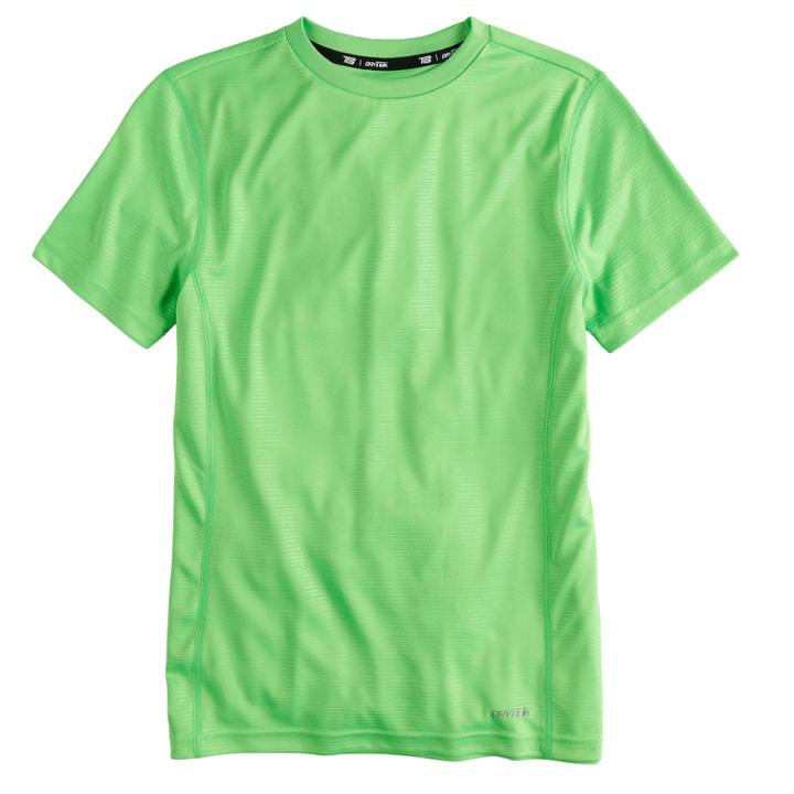 Boys 8-20 Tek Gear&reg; Embossed Tee, Size: L(14/16), Brt Green