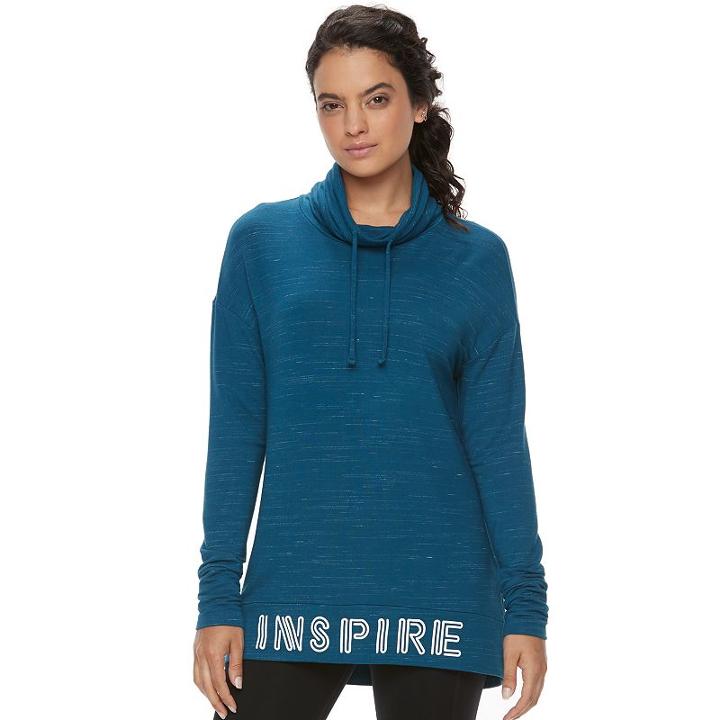 Women's Tek Gear&reg; Cowlneck Pullover Top, Size: Large, Oxford