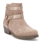 So&reg; Dakota Girls' Ankle Boots, Size: 2, Grey