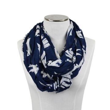 Women's Zoozatz Nevada Wolf Pack Logo Infinity Scarf, Multicolor