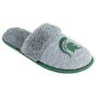 Women's Michigan State Spartans Sherpa-lined Clog Slippers, Size: Medium, Grey