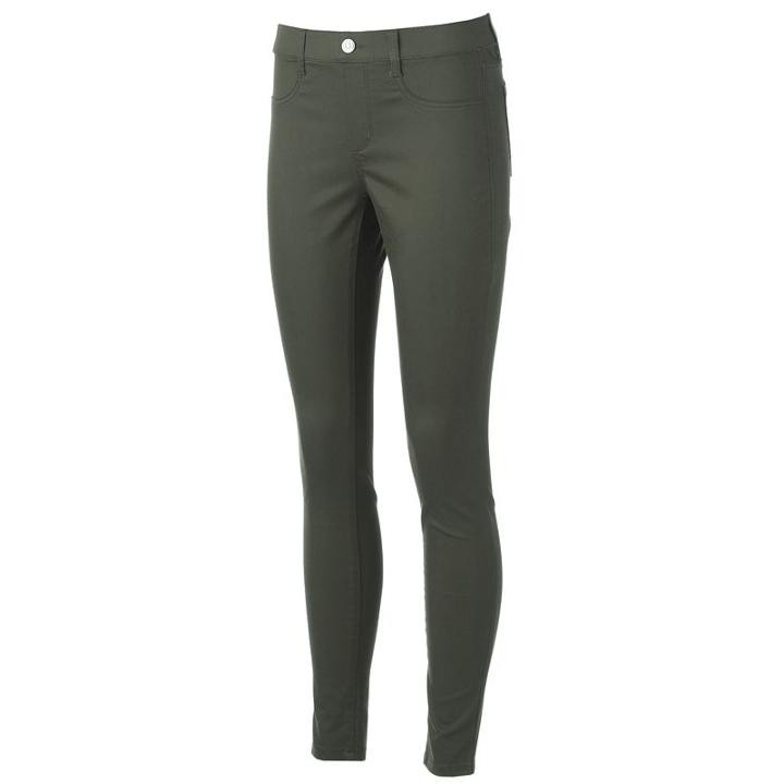 Juniors' So® Pull-on Jeggings, Teens, Size: Xs, Green Oth