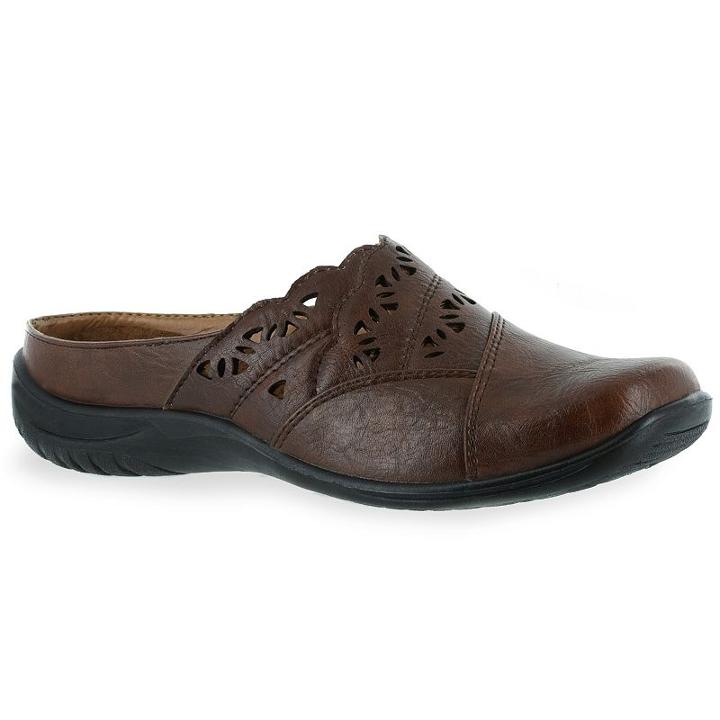 Easy Street Forever Women's Comfort Cutout Clogs, Size: 6 N, Brown