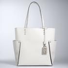 Simply Vera Vera Wang Flyback Tote, Women's, White Oth