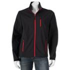 Men's Izod Performance Softshell Jacket, Size: Large, Black