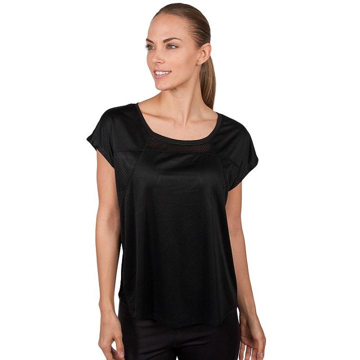 Women's Jockey Sport Draped Workout Tee, Size: Large, Oxford