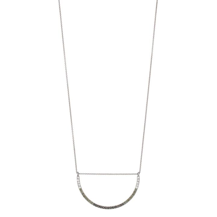 Simply Vera Vera Wang Simulated Crystal Ombre Pendant, Women's, Black