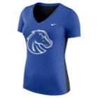 Women's Nike Boise State Broncos Dri-fit Touch Tee, Size: Small, Blue