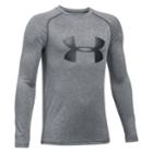 Boys 8-20 Under Armour Big Logo Tee, Size: Large, Grey (charcoal)