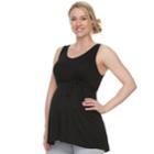 Maternity A:glow High-low Tunic, Women's, Size: L-mat, Black