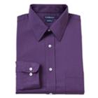 Big & Tall Croft & Barrow Fitted Checked Dress Shirt, Men's, Size: 18 36/37, Purple