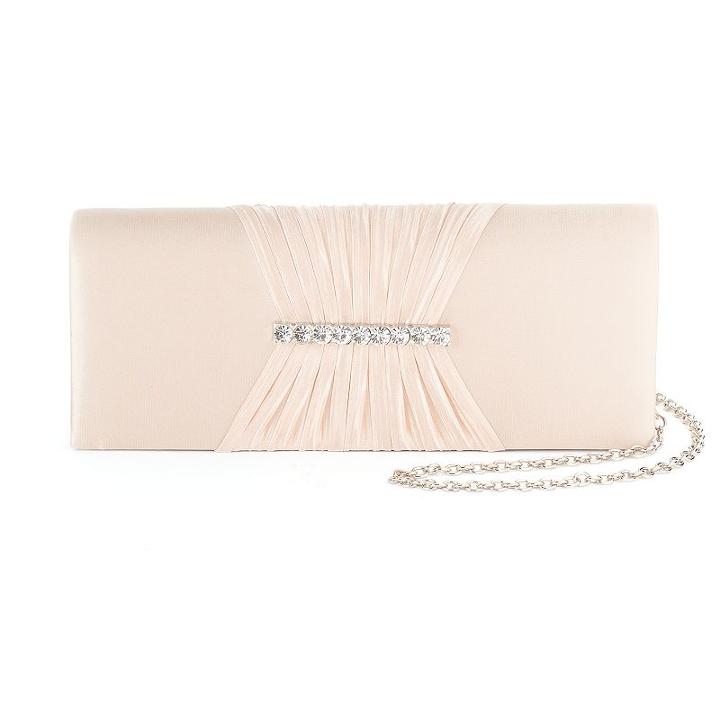 Gunne Sax By Jessica Mcclintock Dana Rhinestone Clutch, Women's, Beige Oth