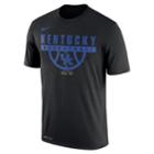 Men's Nike Kentucky Wildcats Dri-fit Basketball Tee, Size: Xxl, Black