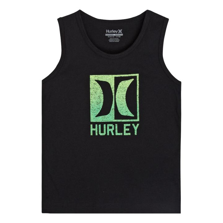 Toddler Boy Hurley Borderline Graphic Tank Top, Size: 3t, Black
