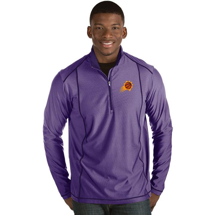 Men's Antigua Phoenix Suns Tempo Quarter-zip Pullover, Size: Xxl, Drk Purple