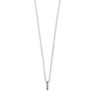 Traditions Sterling Silver Channel-set Brown Topaz Birthstone Pendant Necklace, Women's, Size: 18